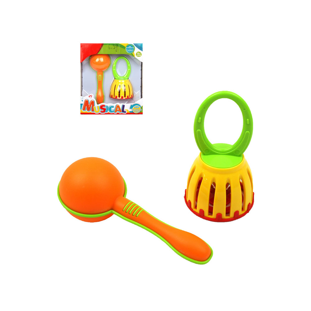 [키움하우스] 리듬악기2종세트 / 유아용악기 음악기구 감성자극 지능발달 악기놀이