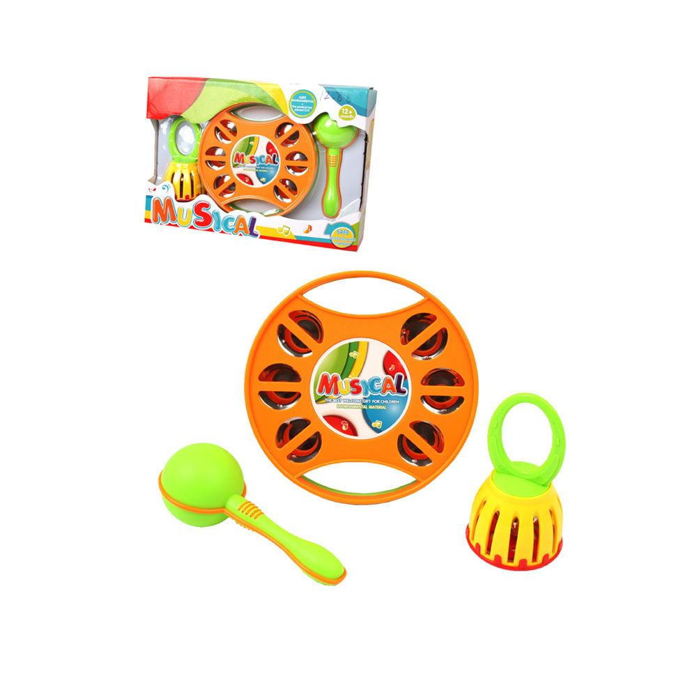 [키움하우스] 리듬악기3종세트 / 유아용악기 음악기구 감성자극 지능발달 악기놀이